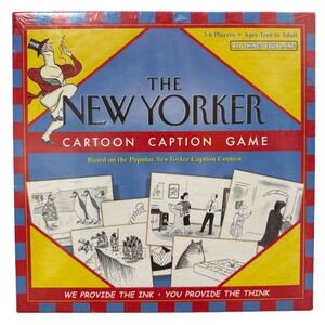 The New Yorker Cartoon Caption Game Ages Teen Adult 3 6 Players
